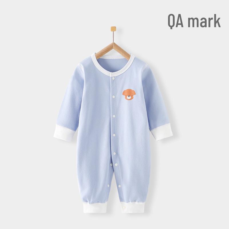 Autumn Newborn Pure Cotton Rompers: Air Conditioning Monk Clothes for Spring, Summer, and Fall