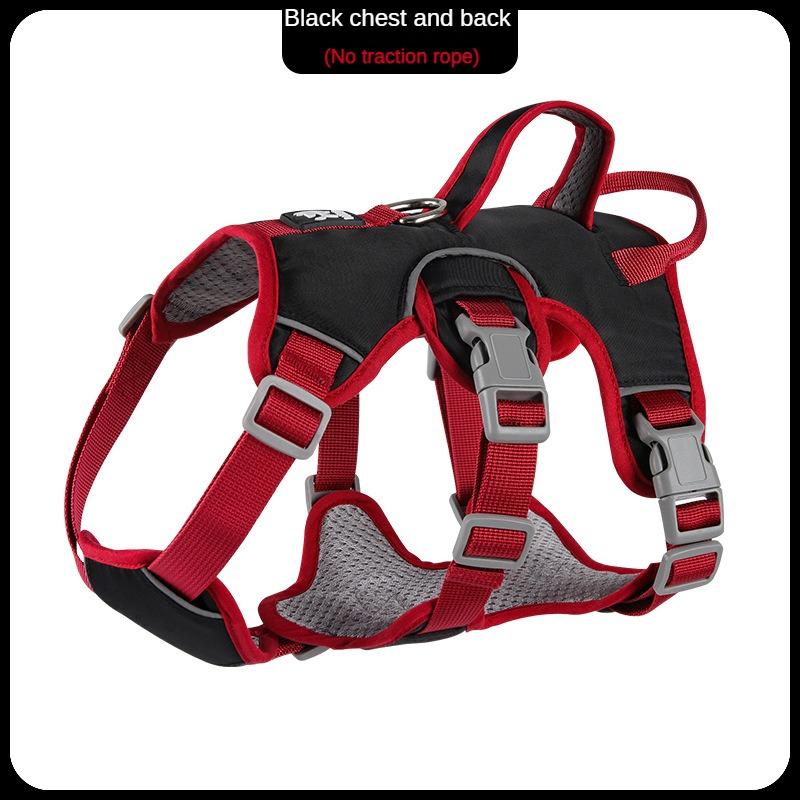 Dog Leash Small and Medium Dogs Pet Chest Strap Reflective Protection Shock Absorption Dog Chest Pet Leash Leash