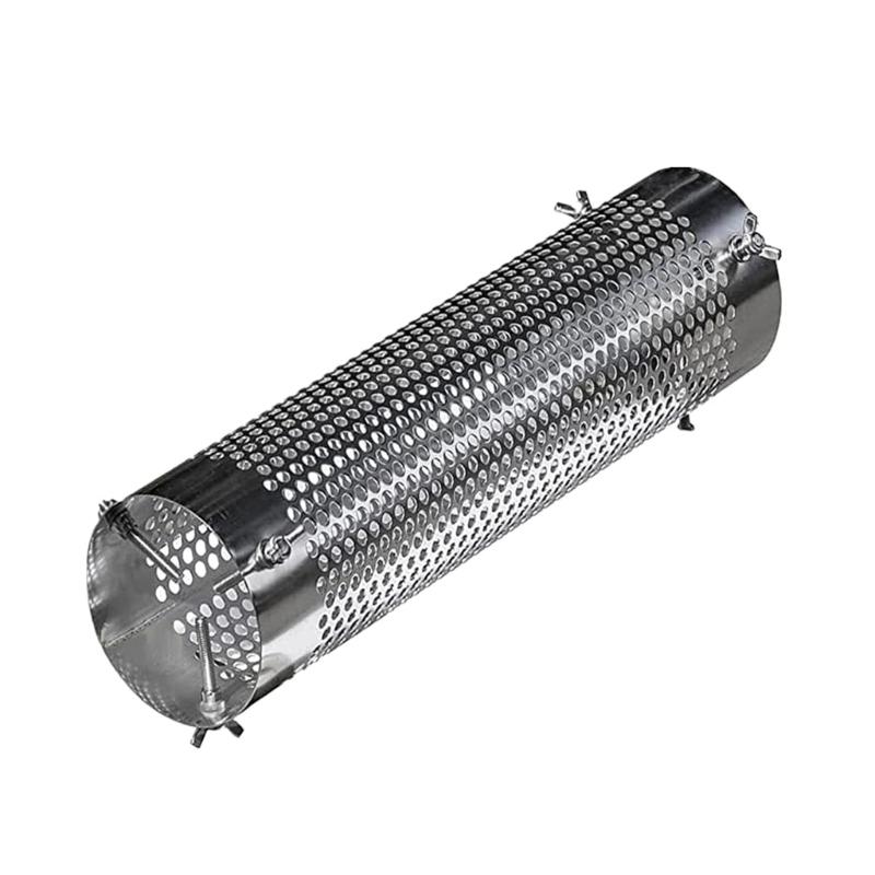 Anti-Scalding Stainless Steel Tent Stove Chimney Guard Efficient Heat Distribution Suitable for Secure Outdoor Activity