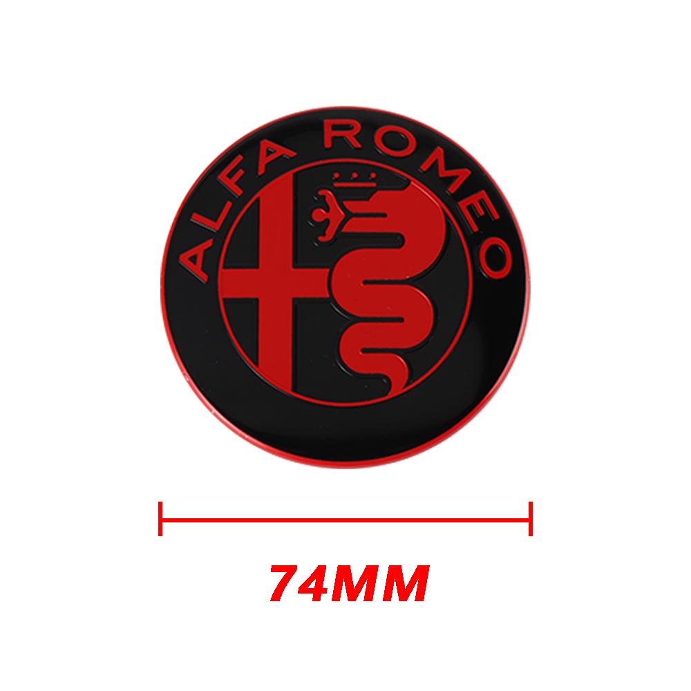 2026 Autocollant Chaud Métal 3D Calandre Avant d'Aile Badge Accessoires Extérieurs Auto Pour Alfa Romeo Giulia Stelvio Giulietta 156 15