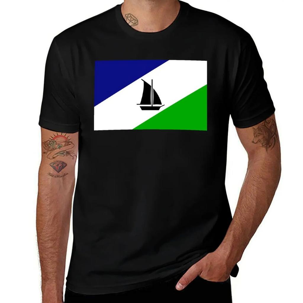 Flag of Puerto Montt, Chile T-Shirt graphic t shirts tees men graphic t shirts