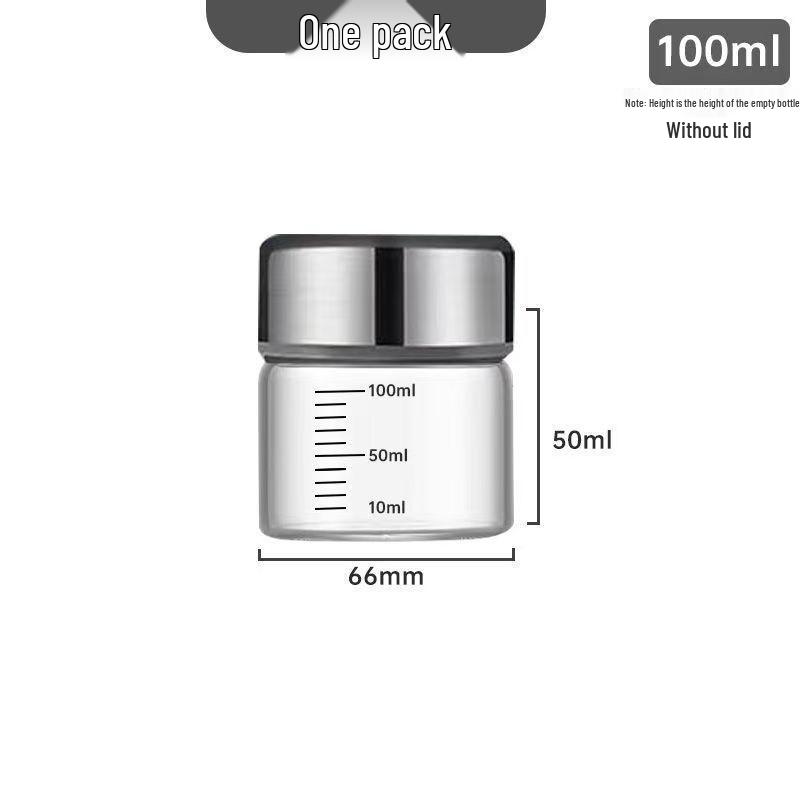 Heat-Resistant Glass Portioning Bottle for Stewing Bird s Nest, Food-Grade Borosilicate Cup 100ml cup 1 штука