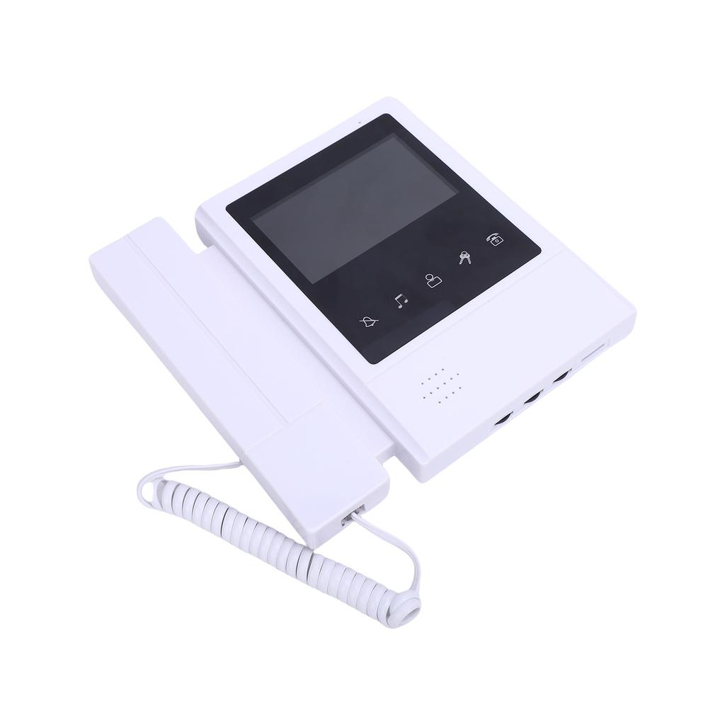 Video Door Phone System 4.3 Inch Touch Monitor Wired Video Intercom Doorbell Kits Telephone Style Door Intercom