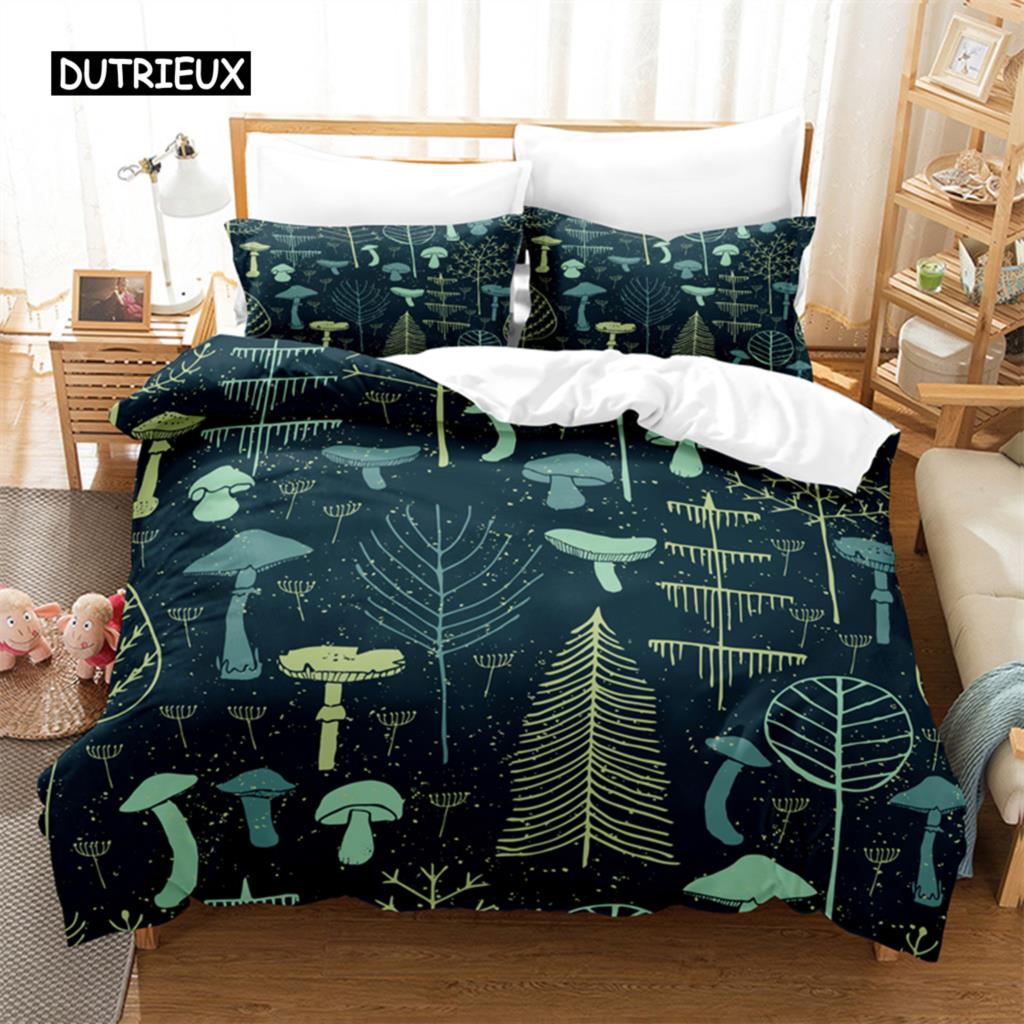 Tropical Plants Bedding Set Duvet Cover Set 3d Bedding Digital Printing Bed Linen Queen Size Bedding Set Fashion Design
