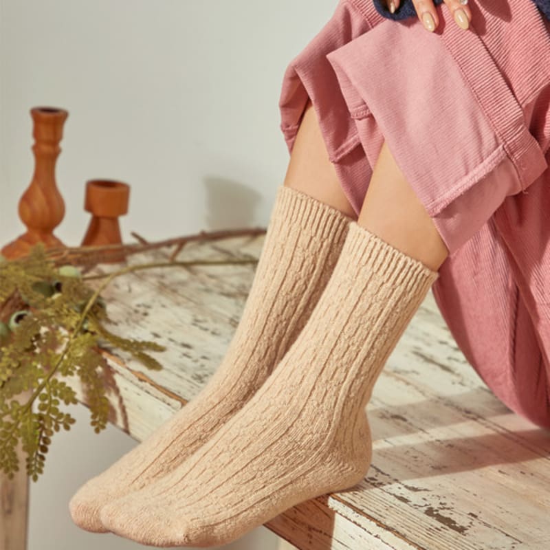 Biarritz Socks Retro Premium High-Content Wool Socks 8 Colors