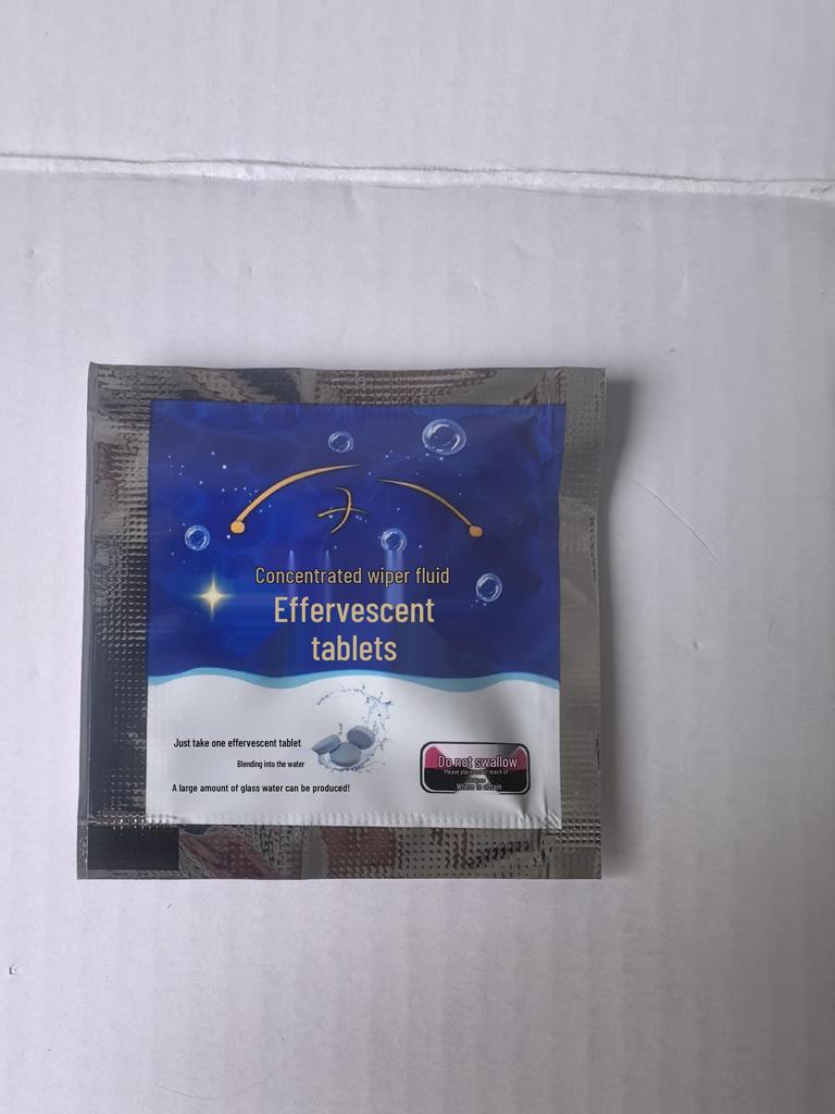 Effervescent Windshield Washer Tablets – Concentrated Cleaner & Insect Remover