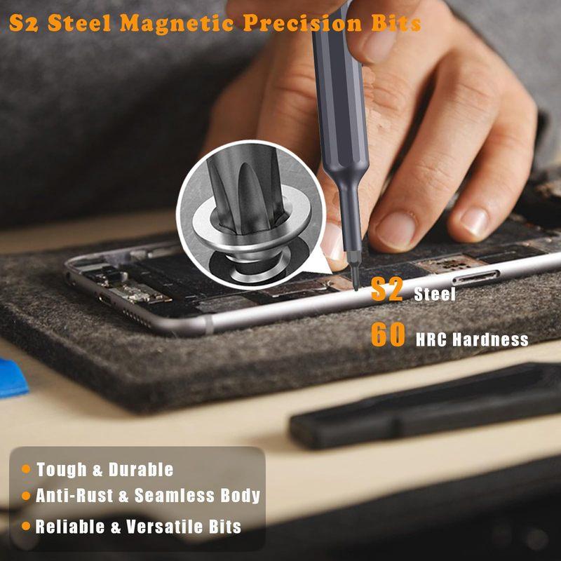 27-in-1 Mini Precision Screwdriver Set Magnetic Repair Tool Kit for Electronics Phone Laptop Watch 