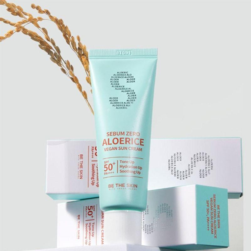 [Be The Skin] Sebum Zero Aloerice Vegan Sonnencreme 50ml LSF 50+, PA++++