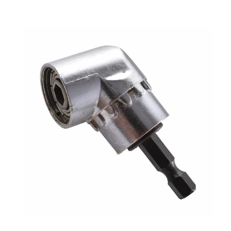 Tournevis d'angle droit réglable 105 degrés Jeu d'outils à main Tournevis Embout hexagonal 1/4 de pouce Pour perceuse électrique Outils