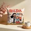 Popular HHildaful Cushion Cover Stylish Washable Pillow Cover Ideal for Couch Bedroom Car Decoration