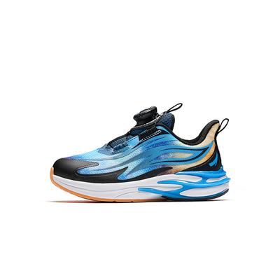 Kids Flame Fabric Trendy Fashion Test Lightweight Shock Absorption Low-Top Running Shoes Kids Sneaker Blue 312519903-3