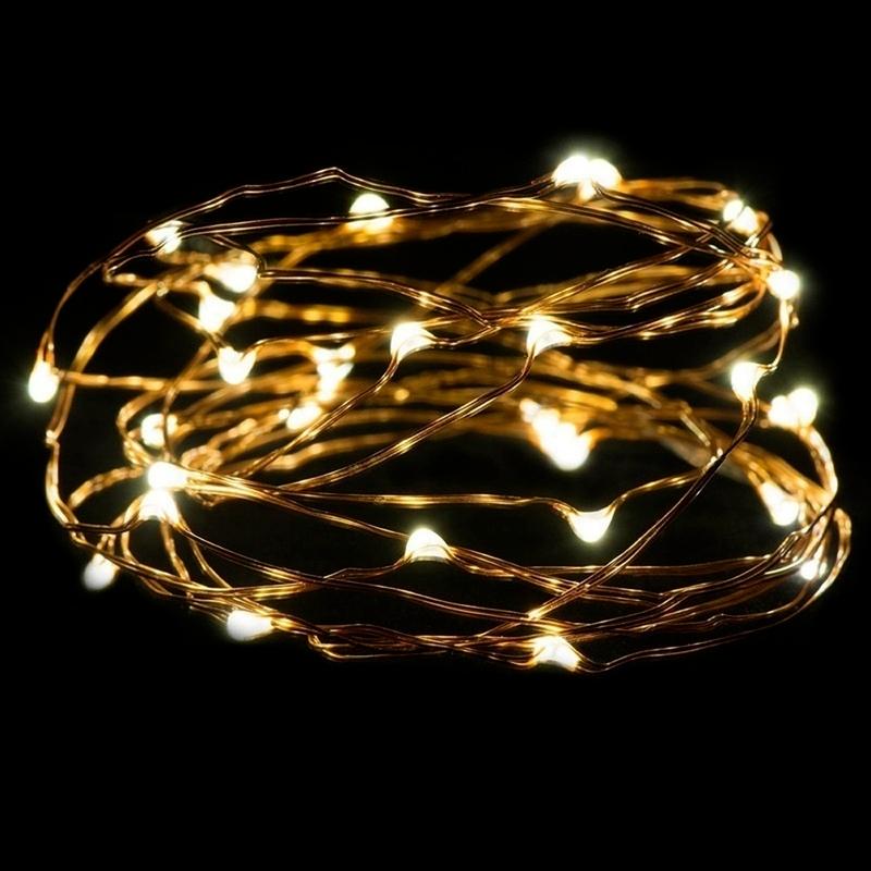 1 M LED Christmas Wedding Party Festival Copper Wire String Fairy Lights Strings Copper Lanterns Decoration For The Party