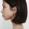 Dazzling Club Snow Ball Earring (925 Silver)