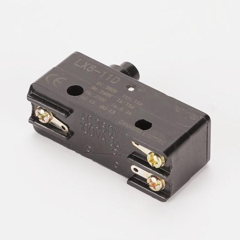 1PC Limit Switch 1NO+1NC(SPDT) Short Push Plunger Actuater Momentary Action 3 Pins AC 380V 3A 100VA DC 250V LX5-11D