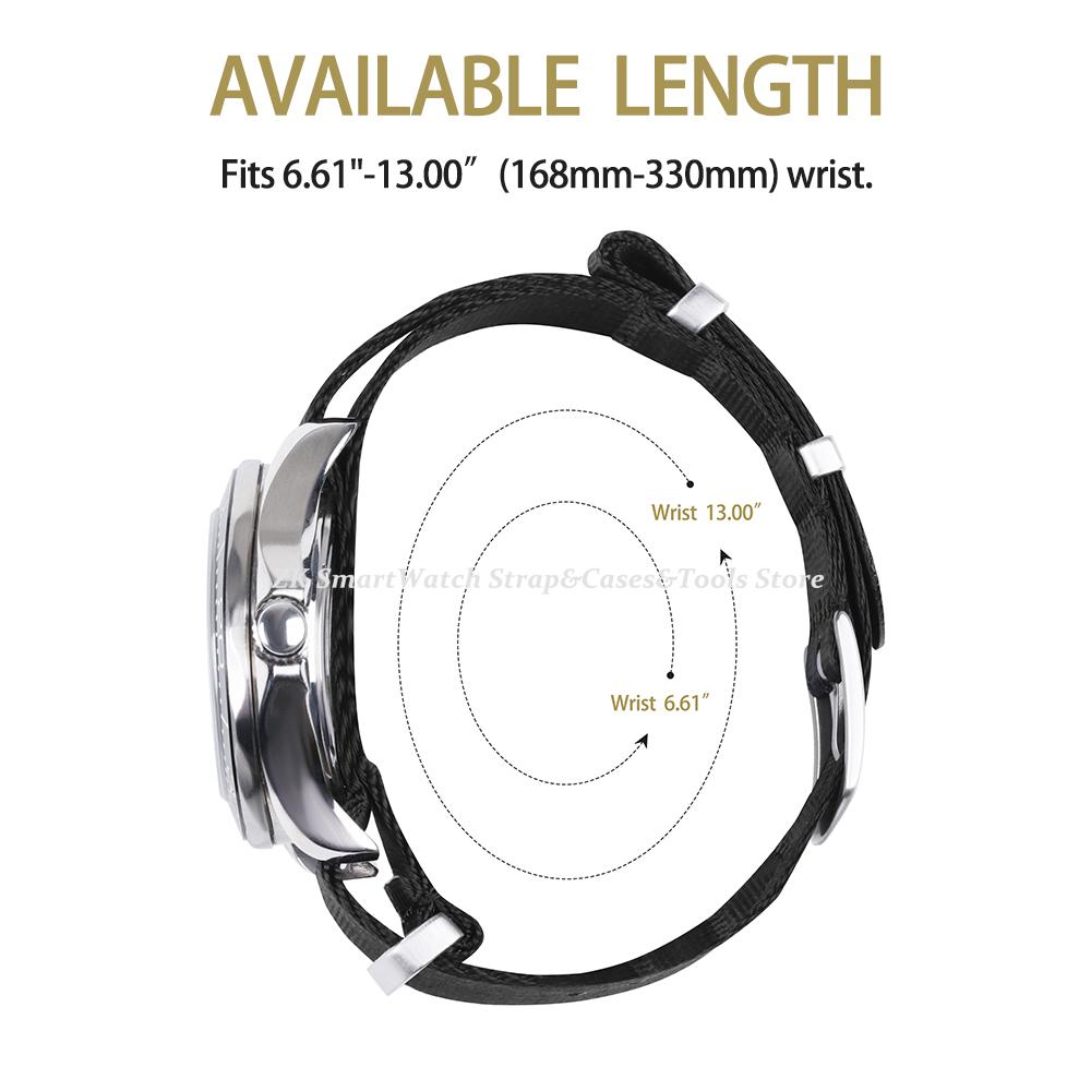 Nailono drobės laikrodžio dirželis 20mm 22mm for Omega 007 Karinis Sportinis Apyrankė Didelio Tankio Austa Juosta Vyrams Moterims Apyrankė for Seiko 5