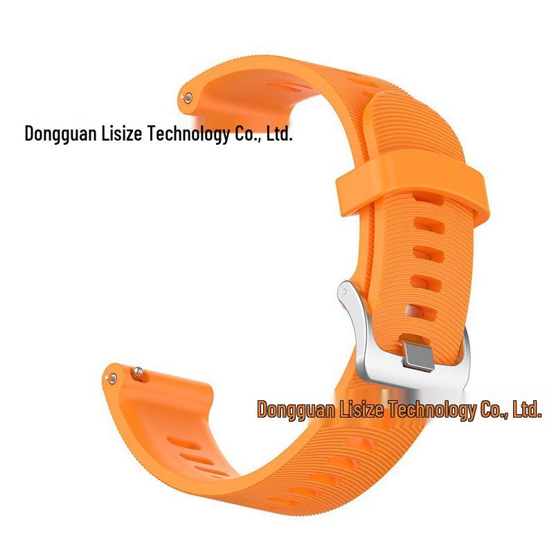 LisiZe Silicone Watch Band Compatible with Garmin Forerunner 245/645, 20MM Official Style