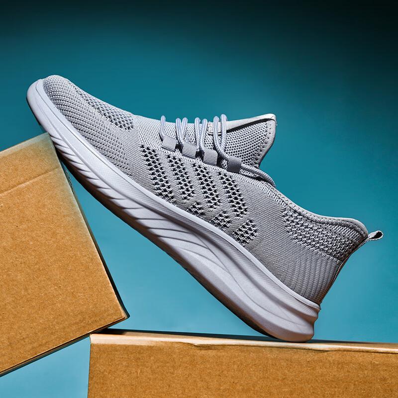 Double Star BaTe Men's Summer Breathable Mesh Slip-On Shoes