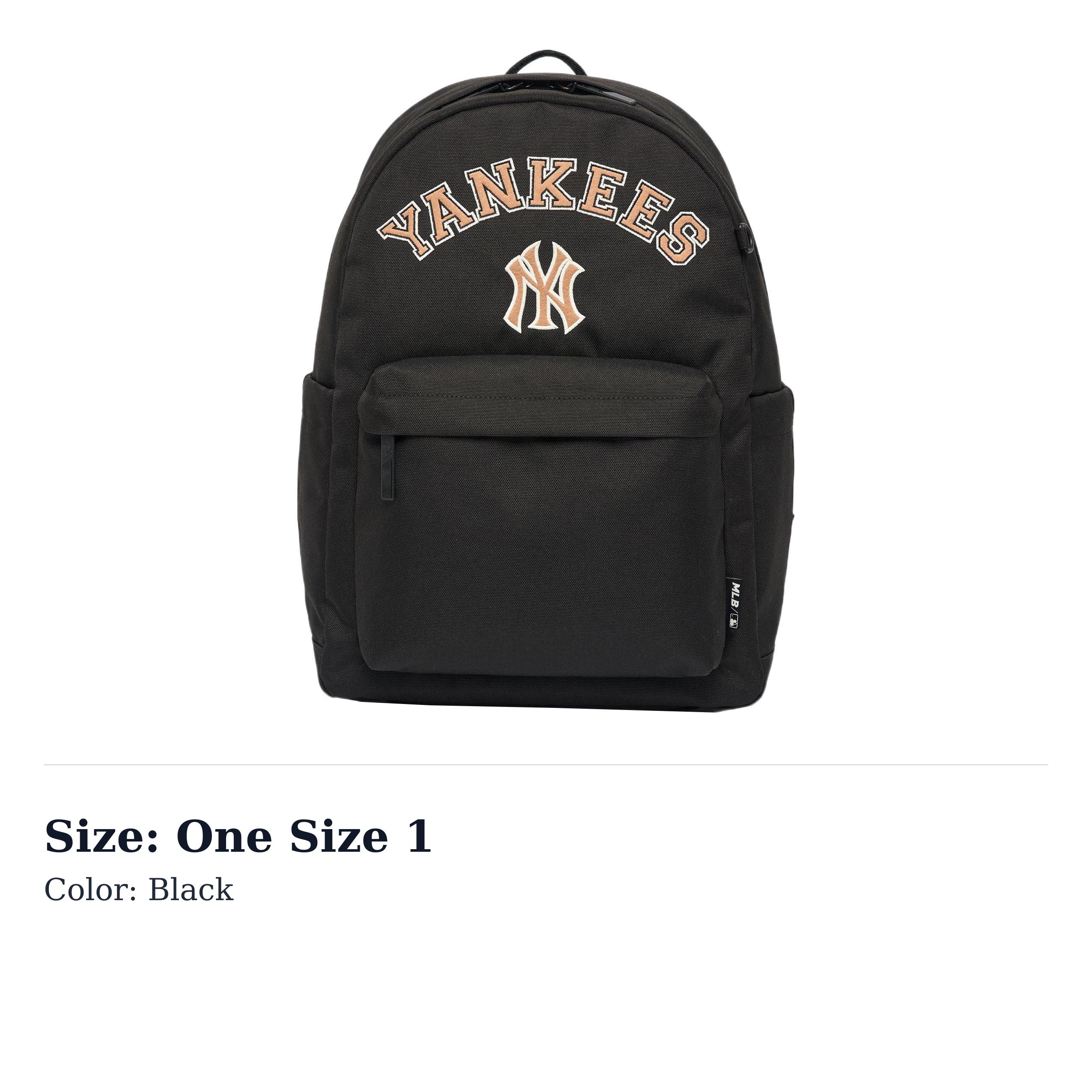 MLB Polyester Backpack Regular Unisex Black 7ABKBV13N50BKS One Size 1 чёрный