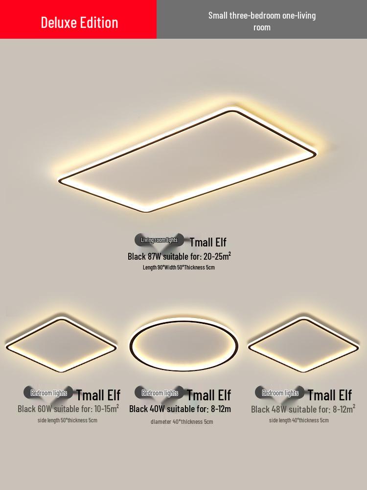 2025 Modern LED Ceiling Light with Remote Control - Minimalist Style for Master Bedroom & Living Room