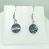 Abalone ShellGemstone 925 Sterling Silver Plated Hook Women's Earrings Jewelry WHE-E52