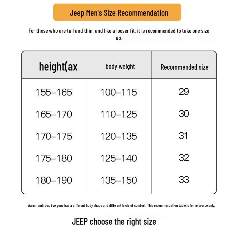 Jeep Men's Straight Fit Business Casual Trousers