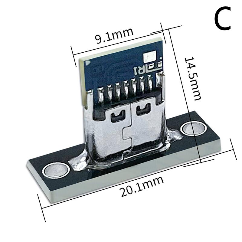 USB 3.1 Typ C-Buchse mit Schraubbefestigungsplatte Typ-C USB-Buchse 3.1 Typ-C 2-polige 4-polige 5-polige 6-polige Buchse