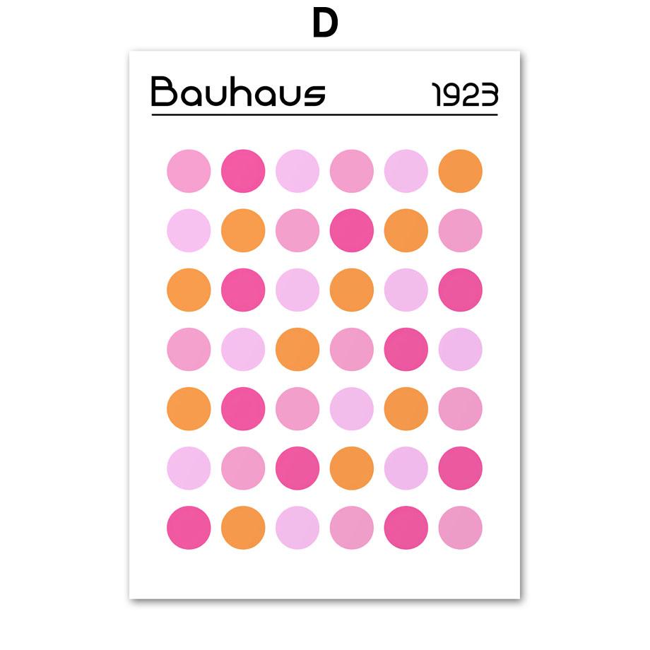 Pink Orange Matisse Flower Market Bauhaus Geometry Wall Art Canvas Painting Posters And Prints Pictures For Living Room Decor