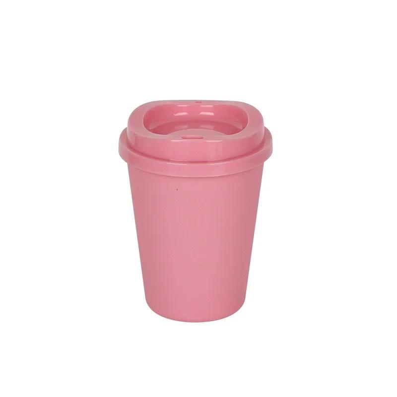 12OZ Color Reusable Plastic Straw Cup Large Capacity Leakproof Travel Tumbler for Coffee Smoothie Home Birthday Party Takeaway
