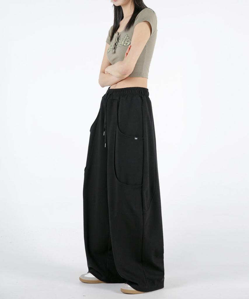UMM Women'S Double Pocket Balloon Fit Training Pants 3 Colors