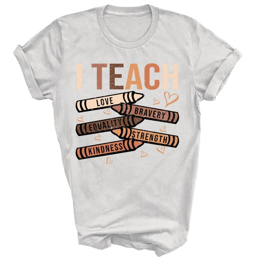 I Teach Black History Month Melanin African Teacher Unisex Shirt Gift