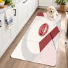 Flannel Kitchen Mat Aberdeen FC Soft Area Rug Non Slip Floor Carpet Home Decoration