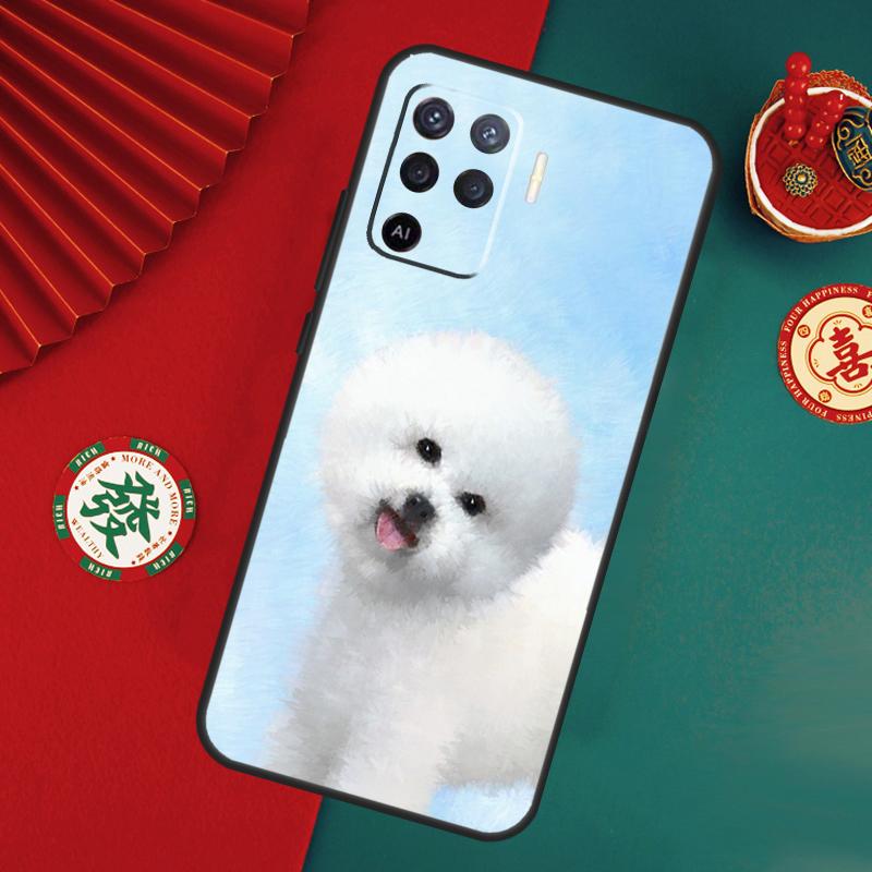 Bichon Frise Dog Puppy Case For Oppo A78 A98 A58 A38 A18 A54 A74 A94 A80 A60 A40 A96 A76 A16 A15 A17 A57 A5 A6 Pro