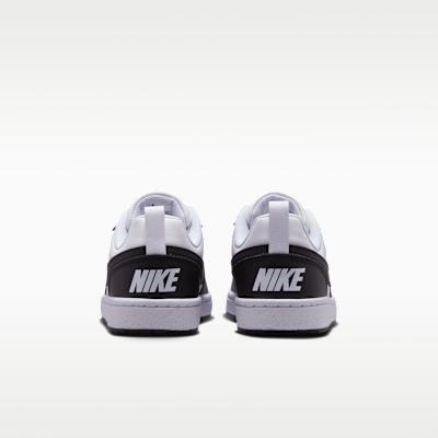 Nike Court Borough Low Recraft Black White (GS)