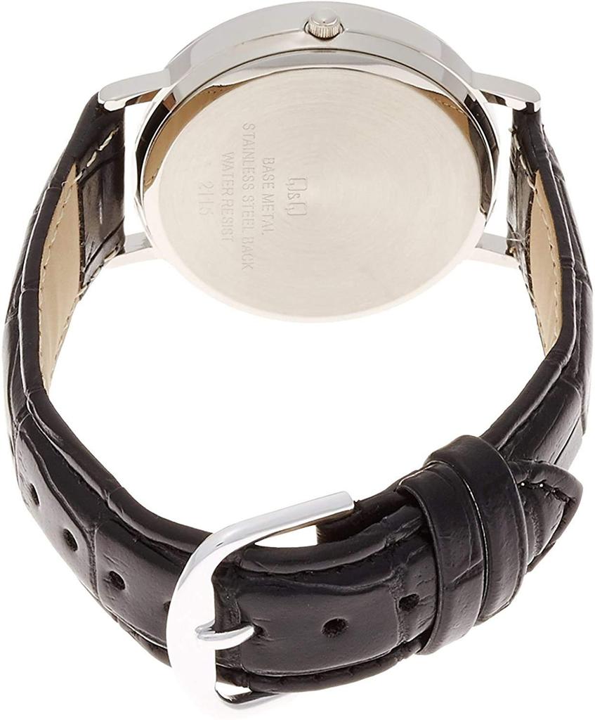 [Citizen Q&Q] Watch Analog Waterproof Date Leather Strap D020-301 Men's White