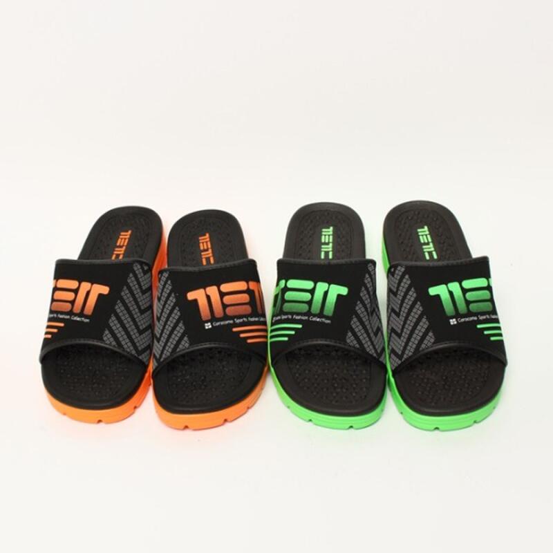 

Neon two-tone sports cushion slippers indoor shoes Orange