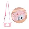 Kids Camera Bag Mini Silicone Cartoon Camera Protective Cover with Adjustable Lanyard Soft Silicone Camera Protector