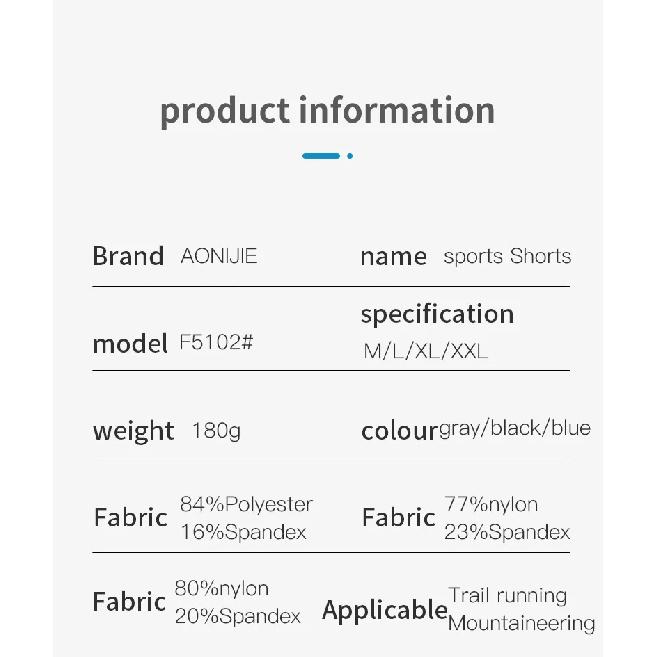 AONIJIE F5102 Men Quick Dry Sports Shorts Trunks Athletic Shorts With Lining Prevent Wardrobe Malf For Running Gym Soccer Tennis