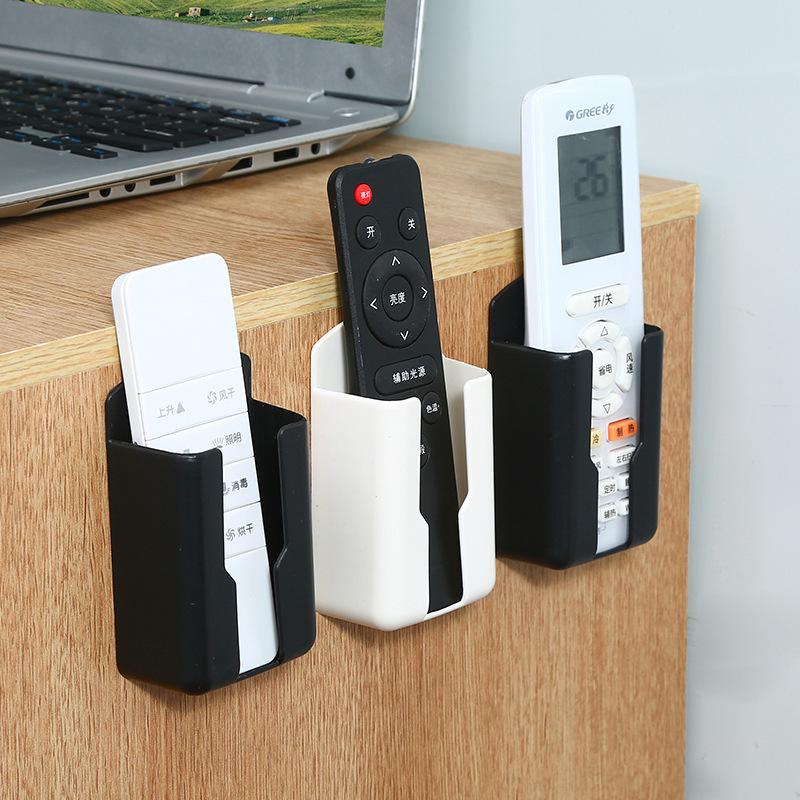 TV Remote Control, Wall Mounted Storage Box, Non Perforated, Mobile Phone Storage Rack