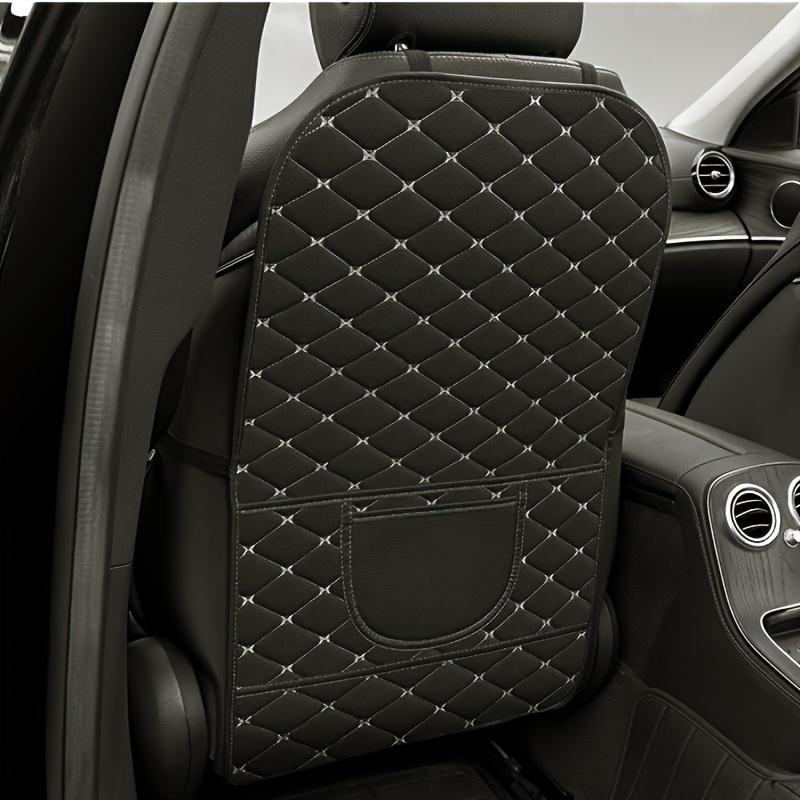 Faux Leather Car Seat Back Protector Pad - Anti-Kick Design, Durable & Easy-Clean, Fits All Car Seats, Backseat Cushion for Car Seat
