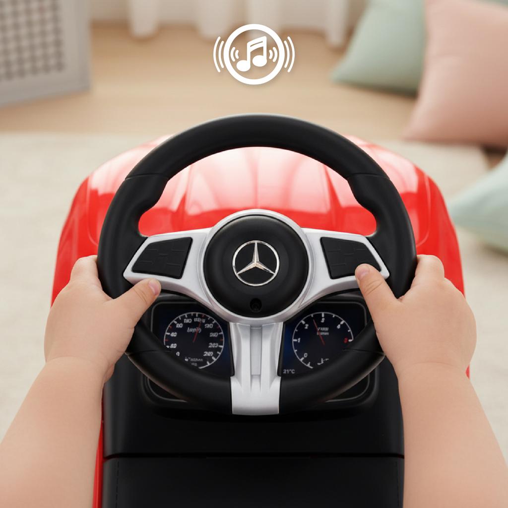 Ride-on Pusher Walker Mercedes C-Class Red Sun Baby