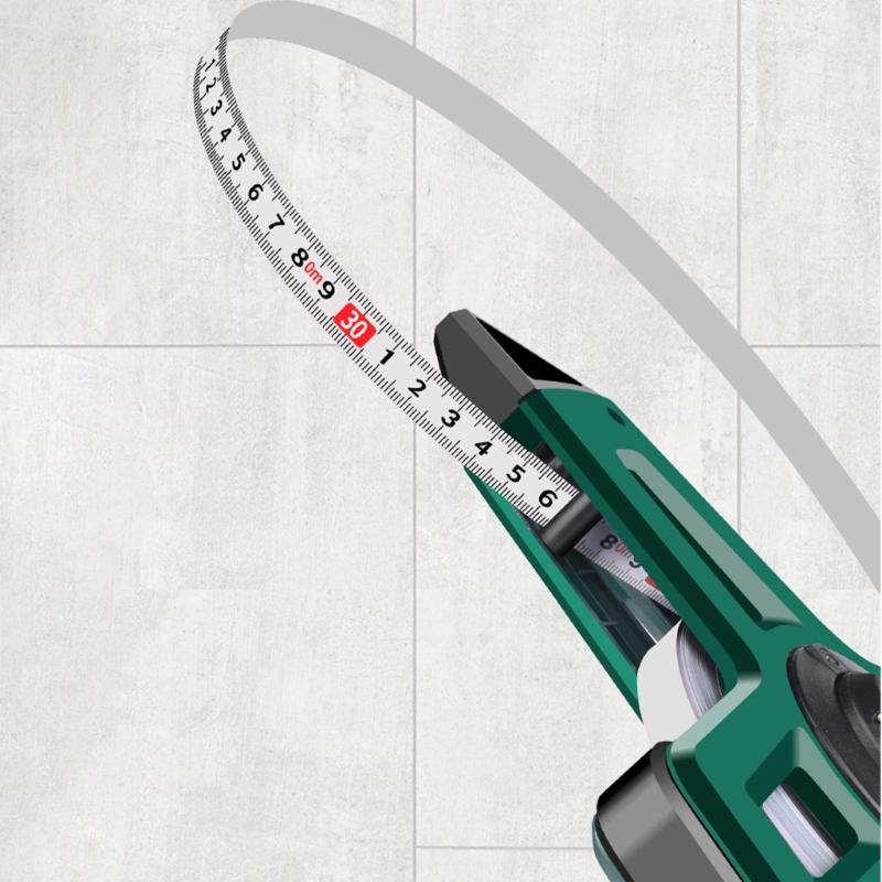 Professional Waterproof Tape Measure Easy to Use & Reliable Measuring Tool 30/50/100m for Construction House Decoration