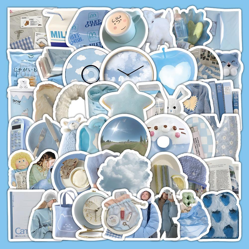 Autocolant drăguț de pisică Creative Kawaii Pisicuță neagră care se joacă Autocolant minunat de papetărie pentru album de însemnări decorative DIY