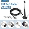 BINGFU FM Radioantenne Stereosystem Teleskopantenne Magnetisk base og 3m Forlengelseskabel Bærbar Radiotuner Stereomottaker AV-mottaker Stereo
