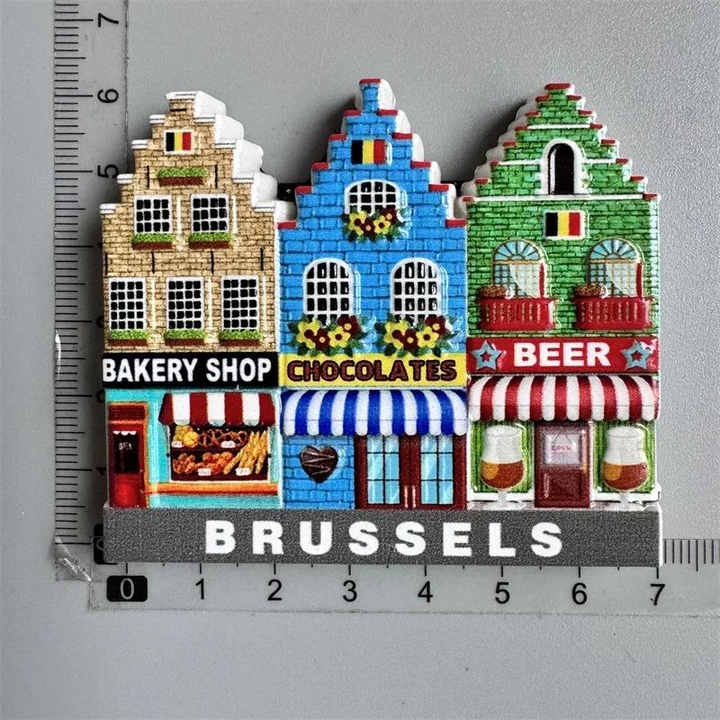 Kühlschrankmagnet Barcelona Spanien Brüssel Belgien Amsterdam Portugal Roma Tourist Souvenir Geschenke Kühlschrankmagnete