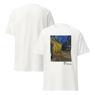 Café Terrace At Night by Vincent Van Gogh Unisex T-Shirt