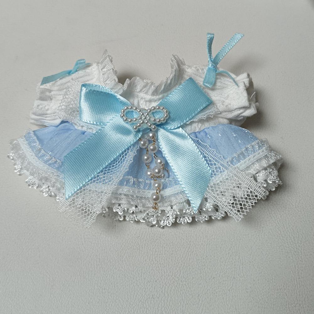 Striped Hat 10cm Cotton Doll Clothes Suit Doll Dress Up Set Doll Clothes Outfit  Doll Accessories
