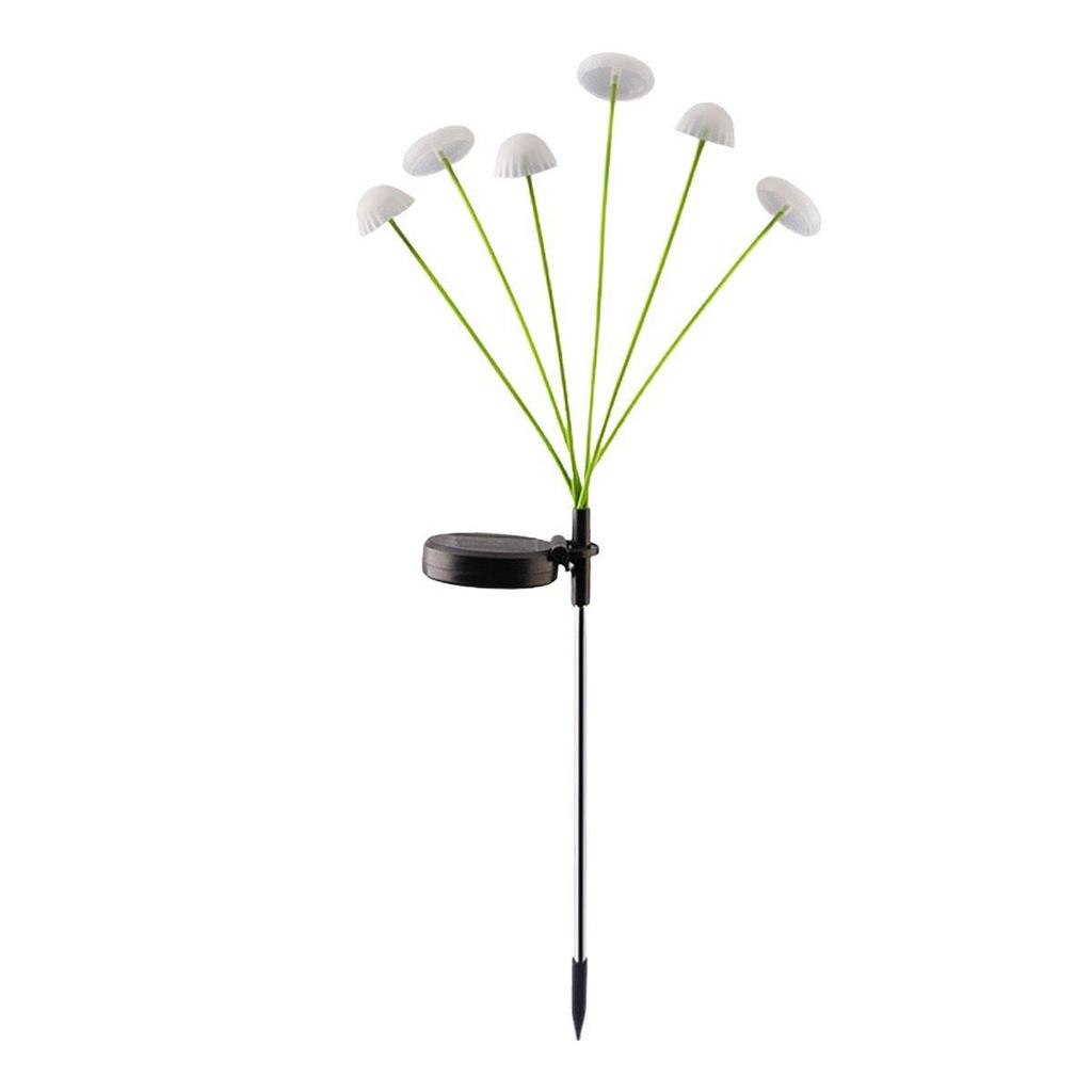 Pilzform Solar-LED-Lichterkette, Wasserdichte Outdoor-Campinglichter, Quallen-Design mit Windbetrieb