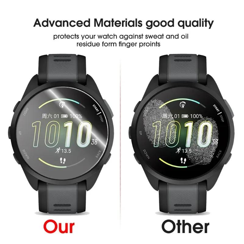 10-1Pcs Tempered Glass for Garmin Forerunner 165 965 255 265 265s 955 HD Anti-scratch Protective Films for Garmin Smartwatch