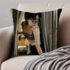 Popular fashionable Chinese singer DDanyLee Cushion Cover Pillowcase Antidustmite Invisible Zipper Short Plush Sofa Cushion