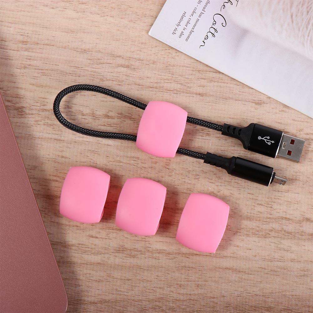 5pcs Cable Management Cable Organizer Simplicity Arrangement Buckle Wire Winder Multipurpose Tidy Cord Clip Office Desktop